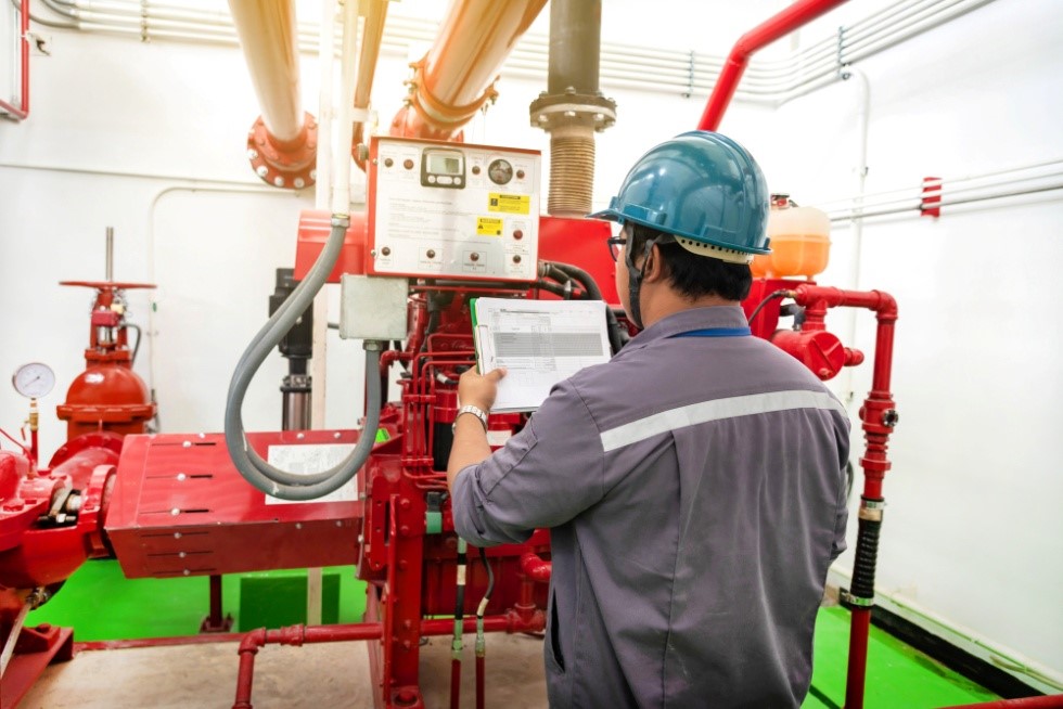 How often should fire sprinkler systems be inspected in Los Angeles